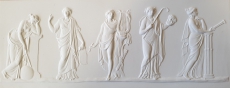 Apoll und vier Musen nach einem Wedgwood-Relief um 1780